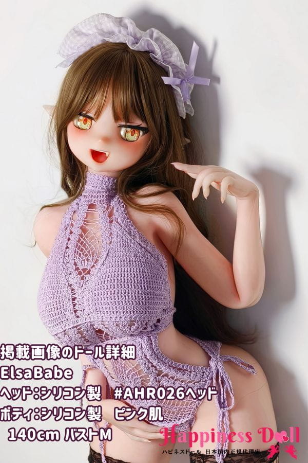 ElsaBabe 140cm AHR026ヘッド バストM アニメ フルシリコン ラブドール ダッチワイフ 安い