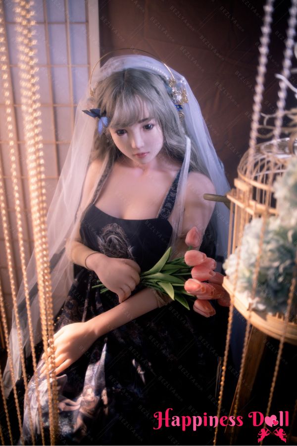 Bezlya 160cm 風信子へッド Ｂカップ 童顔 シリコンヘッド＋TPEボディ ラブドール ダッチワイフ 安い