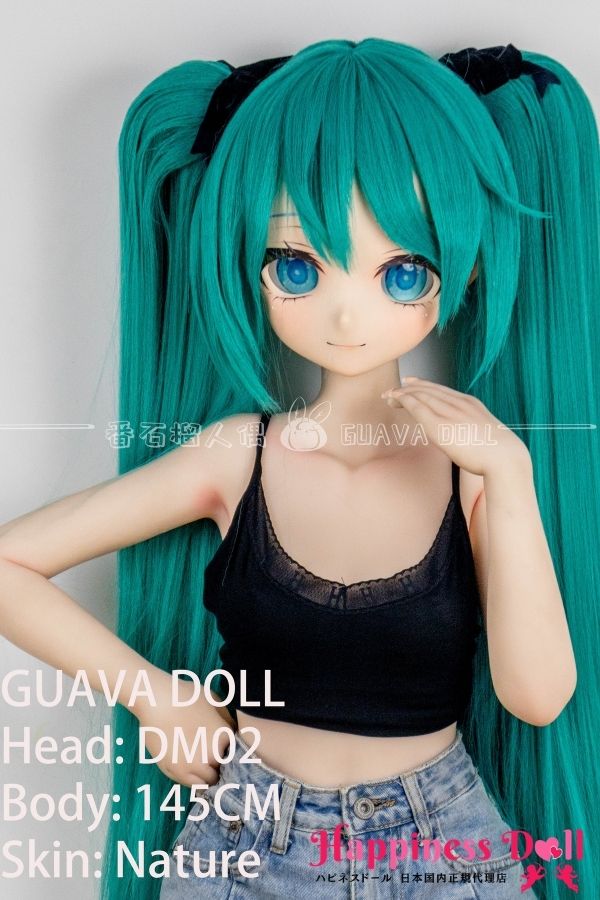 GUAVA DOLL 145cm DM02黑塔ヘッド Bカップ アニメ  ソフトビニール製ヘッド+TPE製ボディ ラブドール ダッチワイフ 安い
