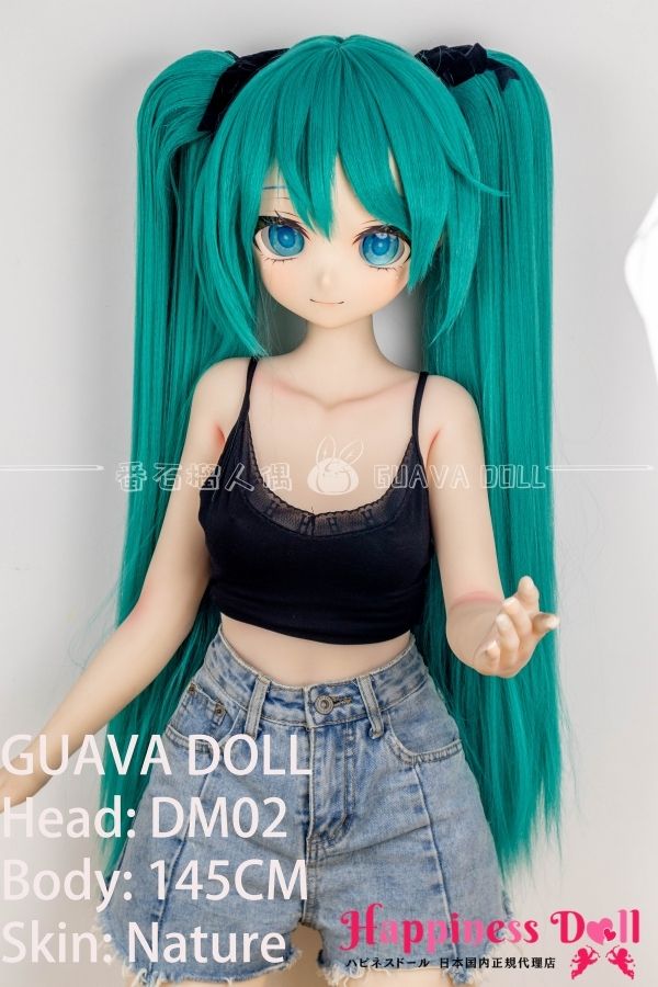GUAVA DOLL 145cm DM02黑塔ヘッド Bカップ アニメ  ソフトビニール製ヘッド+TPE製ボディ ラブドール ダッチワイフ 安い
