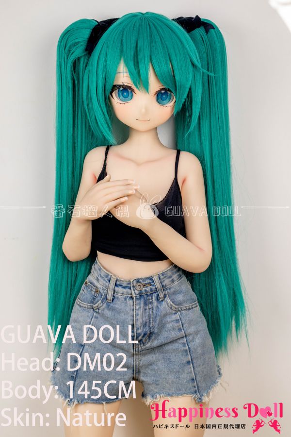 GUAVA DOLL 145cm DM02黑塔ヘッド Bカップ アニメ  ソフトビニール製ヘッド+TPE製ボディ ラブドール ダッチワイフ 安い