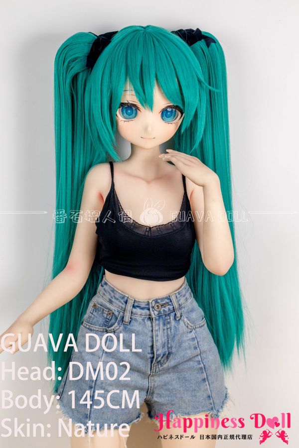 GUAVA DOLL 145cm DM02黑塔ヘッド Bカップ アニメ  ソフトビニール製ヘッド+TPE製ボディ ラブドール ダッチワイフ 安い