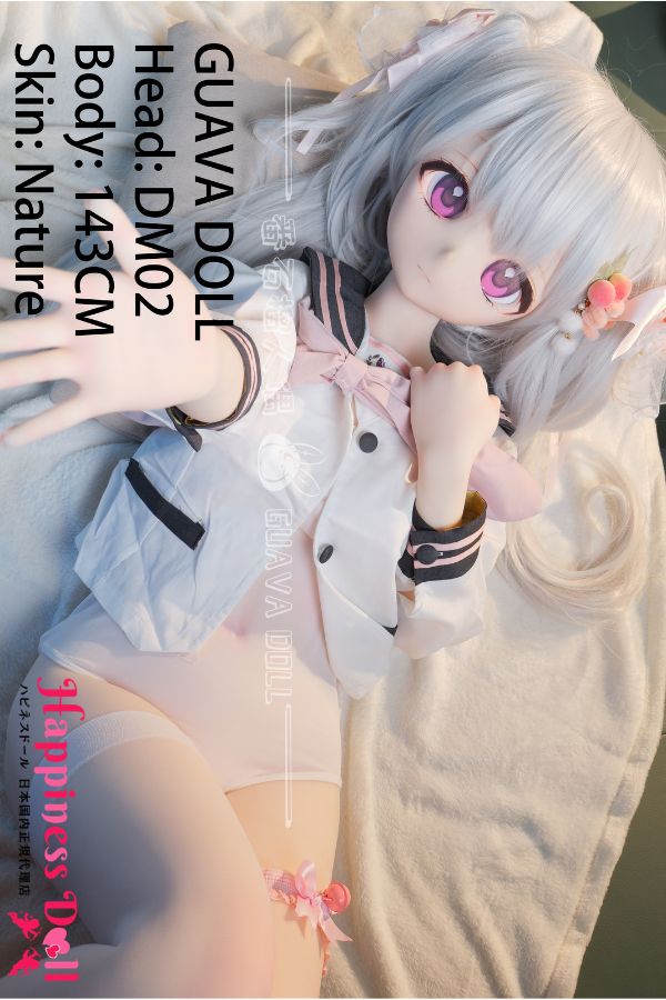 GUAVA DOLL 143cm DM02黑塔ヘッド Cカップ アニメ  ソフトビニール製ヘッド+TPE製ボディ ラブドール ダッチワイフ 安い