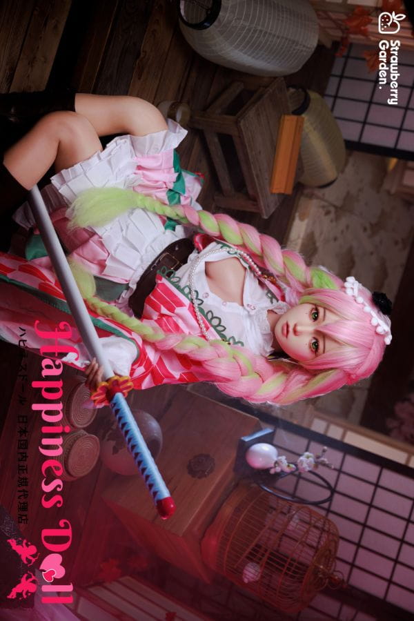 イチゴ園(Strawberry Garden)  149cm 白桃baitaoヘッド メイク① Cカップ コスプレ フルシリコン ラブドール ダッチワイフ 安い