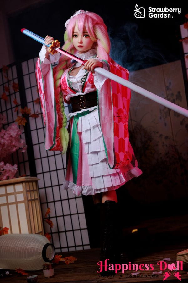 イチゴ園(Strawberry Garden)  149cm 白桃baitaoヘッド メイク① Cカップ コスプレ フルシリコン ラブドール ダッチワイフ 安い