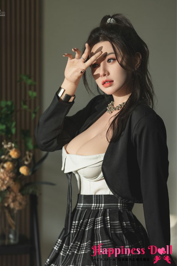 RZRDOLL 165cm Delux-究極版&普通版選択可 22号 若璃 Ruoliヘッド Eカップ 膣前庭構造&乳腺構造あり フルシリコン ラブドール ダッチワイフ 高級