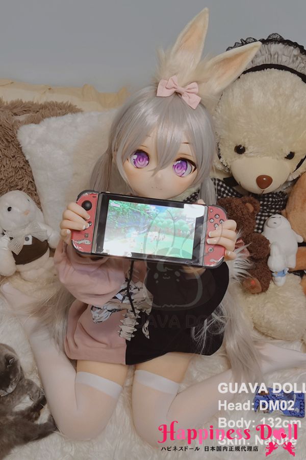GUAVA DOLL 132cm DM02ヘッド バスト平 童顔 ソフトビニール製ヘッド+TPE製ボディ ラブドール ダッチワイフ 安い