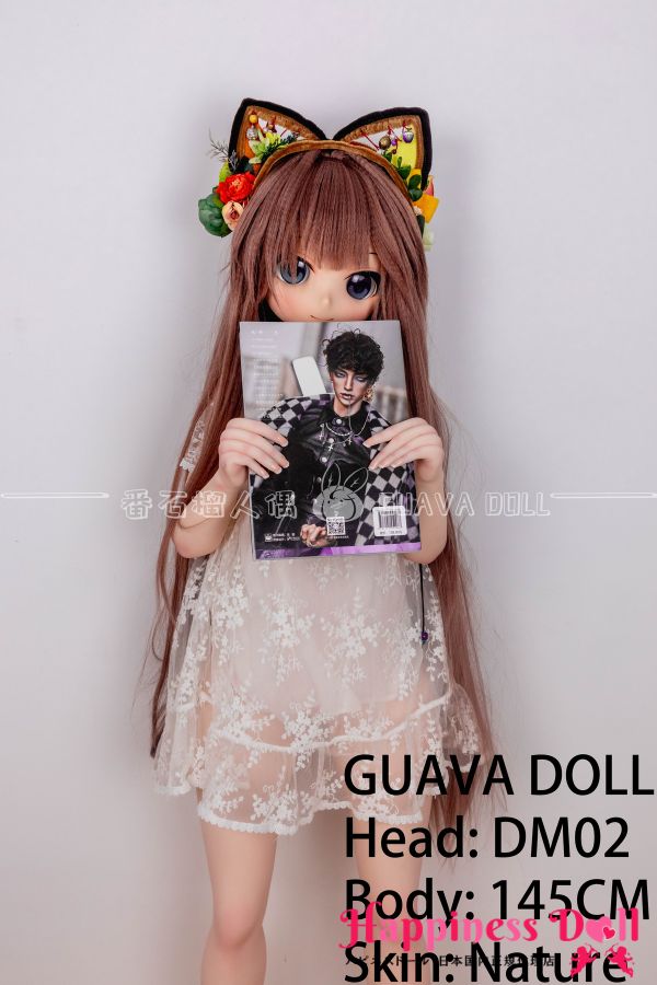 GUAVA DOLL 145cm DM02ヘッド Aカップ 童顔 ソフトビニール製ヘッド+TPE製ボディ ラブドール ダッチワイフ 安い