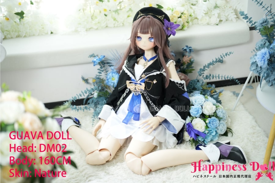 GUAVA DOLL 160cm DM02ヘッド Cカップ アニメ ソフトビニール製ヘッド+PVC製ボディ  ラブドール ダッチワイフ 安い