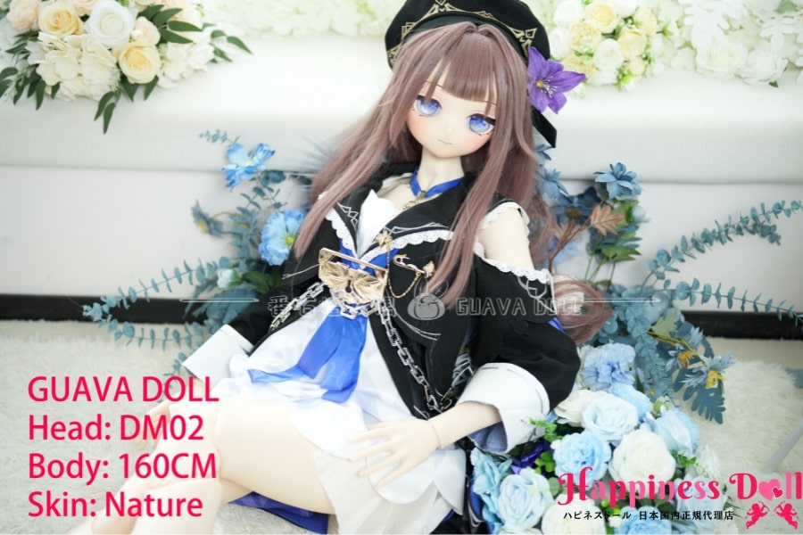 GUAVA DOLL 160cm DM02ヘッド Cカップ アニメ ソフトビニール製ヘッド+PVC製ボディ  ラブドール ダッチワイフ 安い