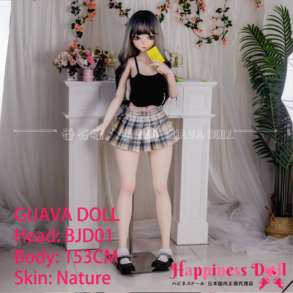 GUAVA DOLL 153cm BJD01ヘッド Eカップ アニメ ソフトビニール製ヘッド+TPE製ボディ ラブドール ダッチワイフ 安い