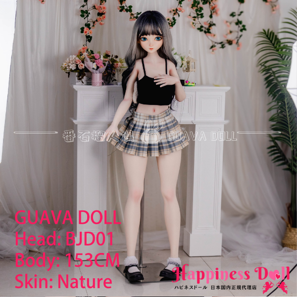 GUAVA DOLL 153cm BJD01ヘッド Eカップ アニメ ソフトビニール製ヘッド+TPE製ボディ ラブドール ダッチワイフ 安い